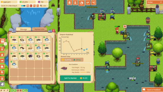 Aquaculture Land: Fish Farming Simulation Gameplay Screenshot
