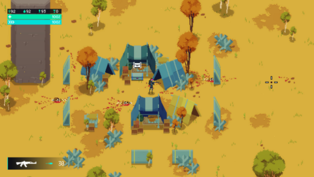 Blood Running Gameplay Screenshot