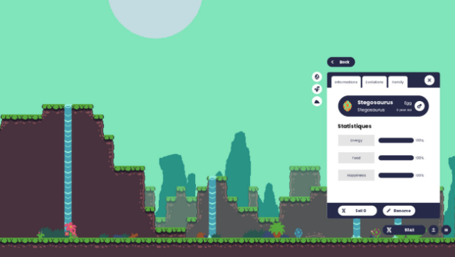 Desktop Dinosaurs Gameplay Screenshot