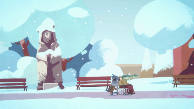 Fall of Porcupine Gameplay Screenshot