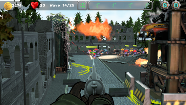 Z-APE: Tower Defense Gameplay Screenshot