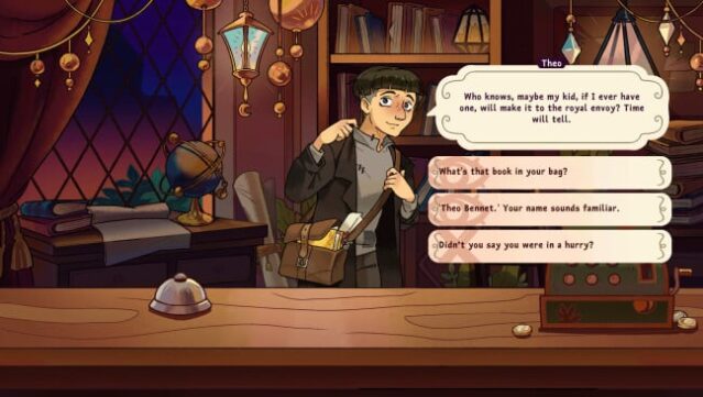 Bookbinding – Dark Cozy Sim Gameplay Screenshot